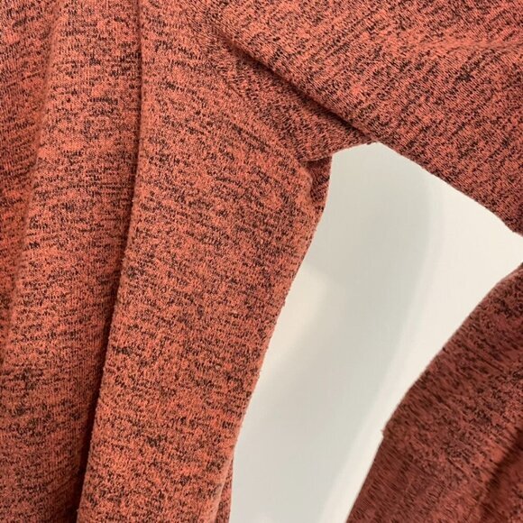 TORRID 4 Plus Size Off Shoulder Super Soft Plush Rib Trim Sweatshirt Coral ish - Picture 10 of 16